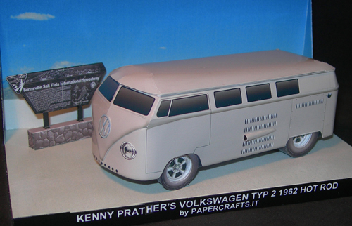 VW Typ 2 1962 - Hot Rod Paper Model